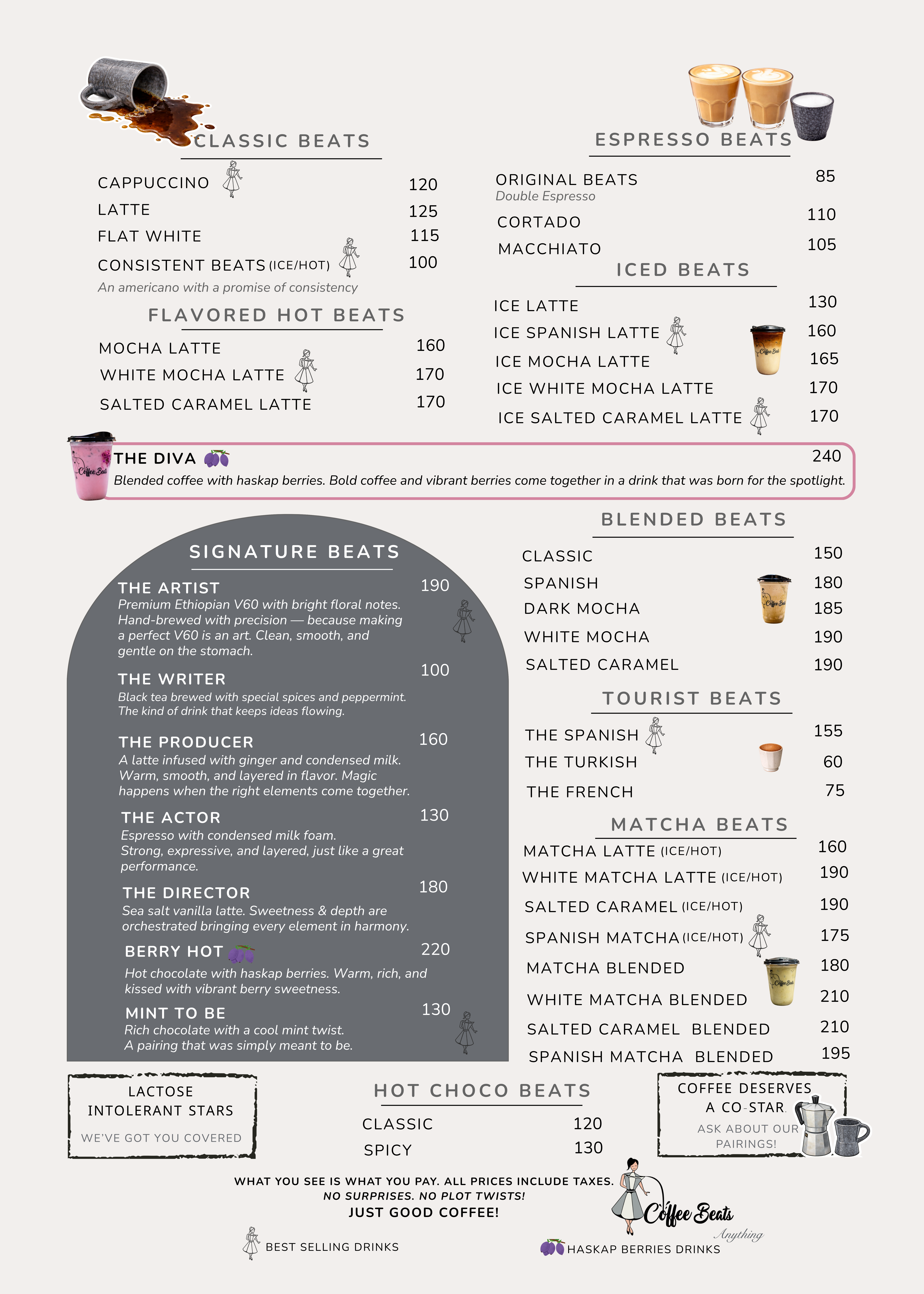 Coffee Beats Menu 2026